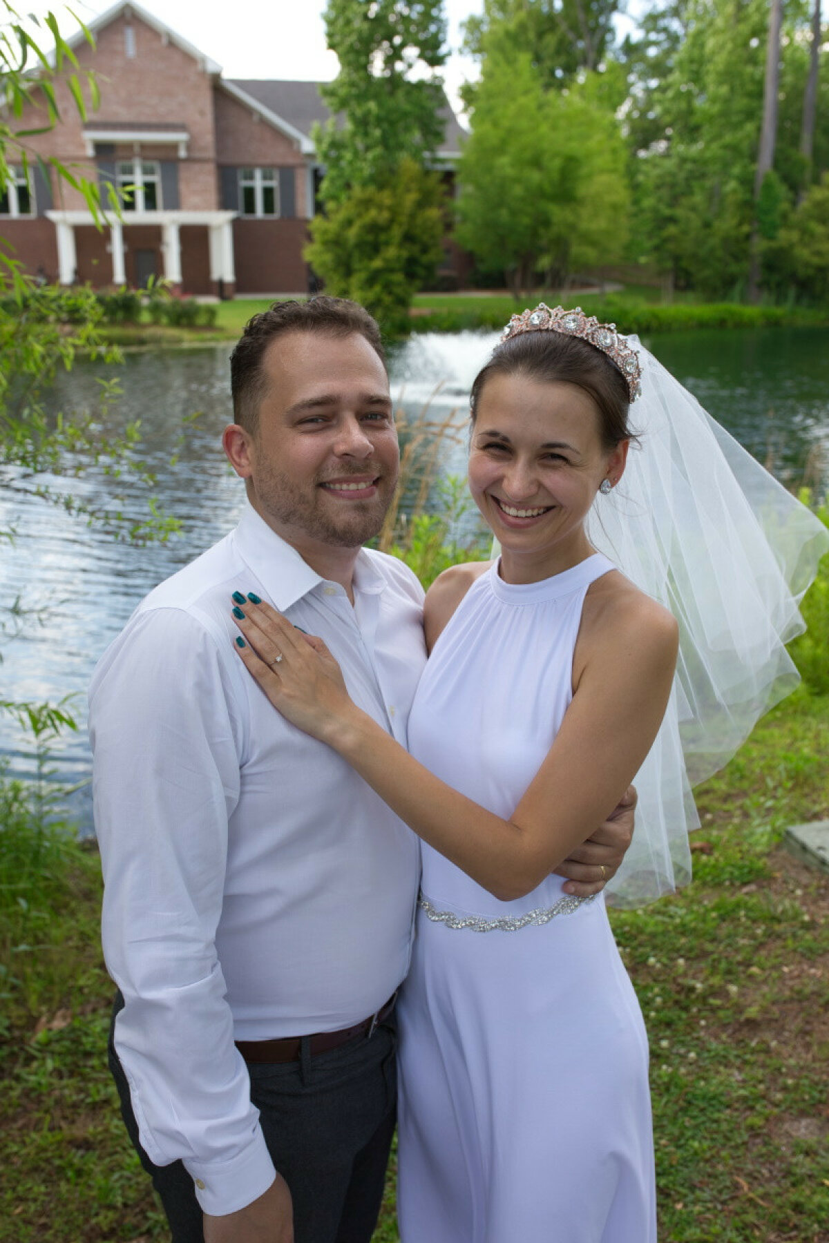 Zack from the USA with his Ukrainian wife Lesya, matched and married through Possible